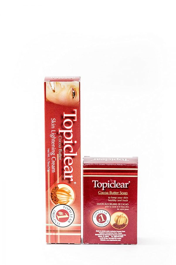 TOPICLEAR COCOA BUTTER CREAM AND SOAP - 2PC SET