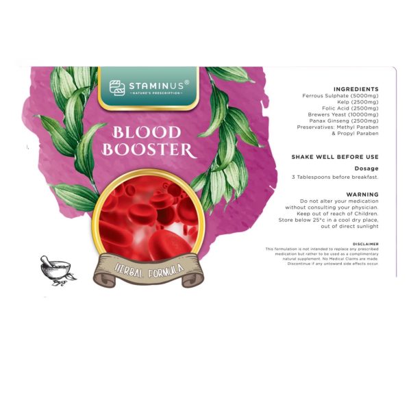 STAMINUS - BLOOD BOOSTER 1000ML - Image 3