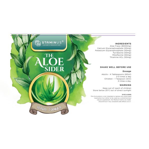 STAMINUS - THE ALOE SIDER 1000ML - Image 3