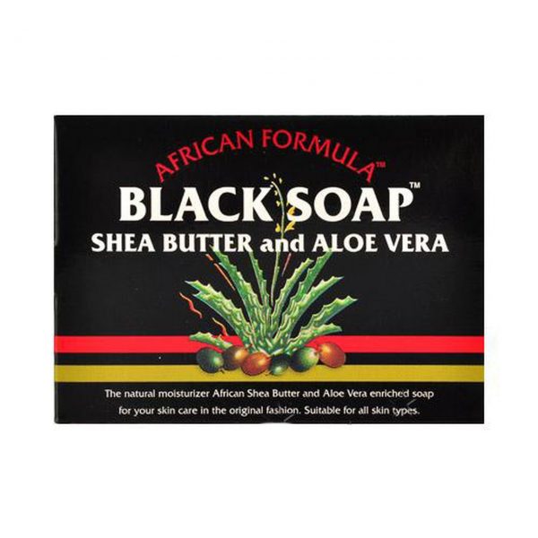 AFRICAN FORMULA BLACK SOAP ALOE VERA 100G