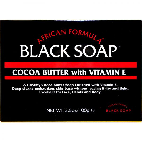 AFRICAN FORMULA BLACK SOAP COCOA BUTTER 100G